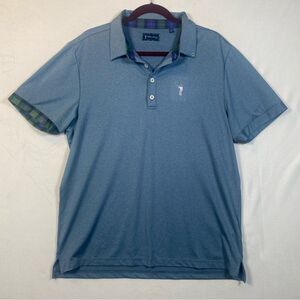 Willam Murray Blue Polo Shirt Size Large